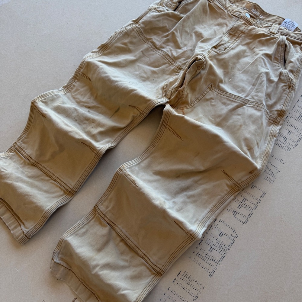 Y2K Thrashed Carhartt Double Knee Pants